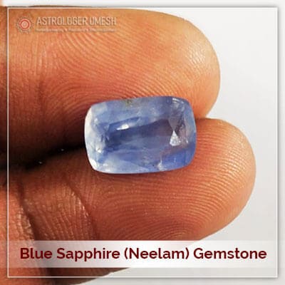 Original Blue Sapphire Neelam Gemstone