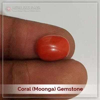 Original Coral Moonga Gemstone
