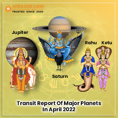 Personalised Transit Report Of Four Major Planets