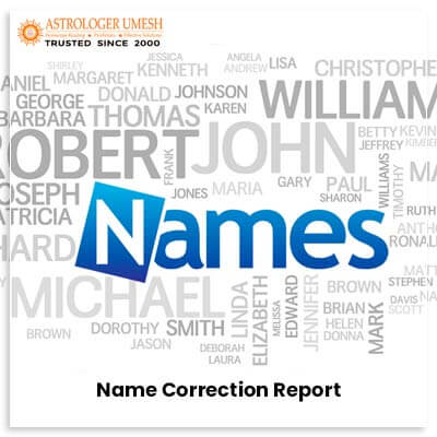 Name Correction Report