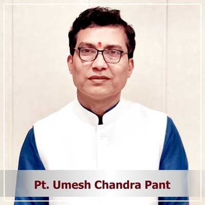 Meassage from Founder Pt Umesh Chandra Pant