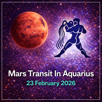 Mars Transit In Aquarius 23 February 2026 AstrologerUmesh