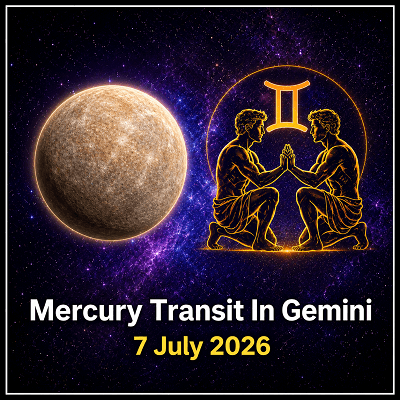Mercury Transit Gemini 7 July 2026 AstrologerUmesh
