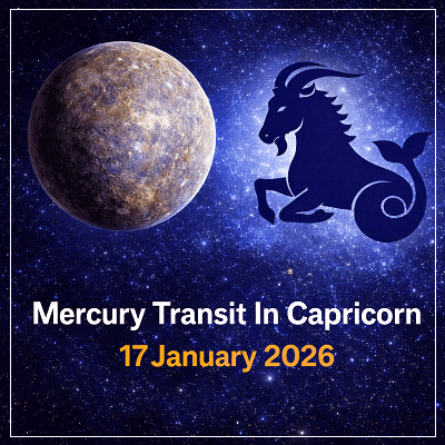 Mercury Transit in Capricorn 17 January 2026 Astrologer Umesh