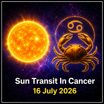 Sun Transit In Camcer 16 July 2026 AstrologerUmesh
