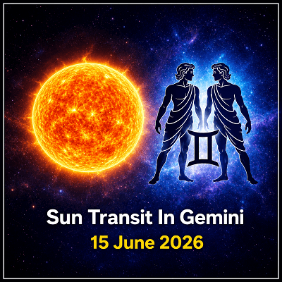 Sun Transit In Gemini 15 June 2026 AstrologerUmesh