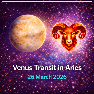 Venus Transit Aries 26 March 2026 AstrologerUmesh